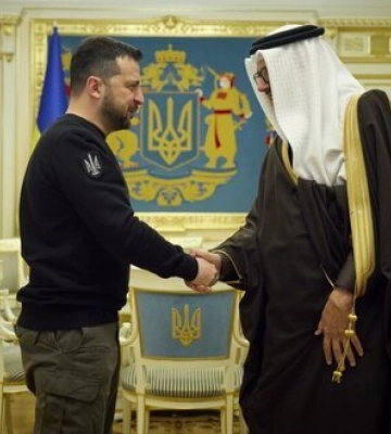 Глава МЗС Бахрейну вперше прибув з візитом до України та зустрівся із Зеленським. ВІДЕО+ФОТОрепортаж