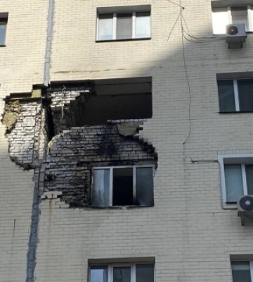 Пошкоджений будинок в Українці: в КОВА розповіли про відновлення багатоповерхівки