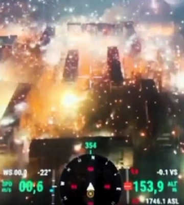 ВИДЕО. Враг массово применил фосфорные боеприпасы в Бахмуте