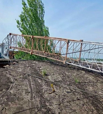 Ракету російських окупантів, яка летіла на Запоріжжя, зупинила вежа мобільного оператора