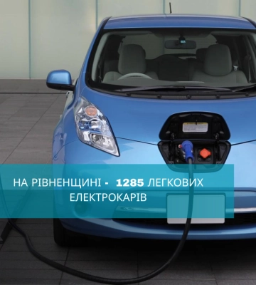 На Рівненщині зареєстровано більше тисячі електрокарів