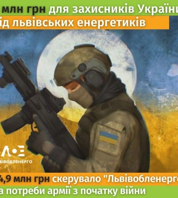 Енергетики Львівщини придбали для ЗСУ чотири квадрокоптери