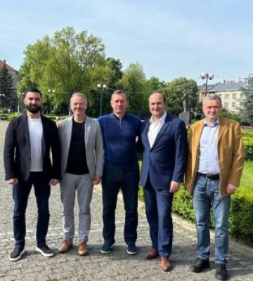 Ужгородський міський голова  зустрівся сьогодні із гетьманом краю Височина та мером міста-побратима