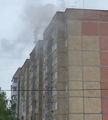 У Луцьку на Кравчука горить квартира
