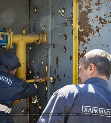 В двух районах Харькова заменили поврежденное газовое оборудование