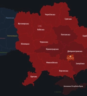 Україною шириться повітряна тривога