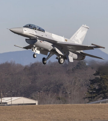 У Південнії Кореї розбився американський винищувач F-16