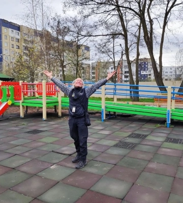У львівському реабілітаційному центрі &quot;Джерело&quot; облашують дитячий майданчик