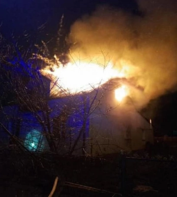 На Волині вночі горів автомобіль