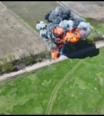 Бійці 72-ї ОМБр знищили російську БМП. ВIДЕО
