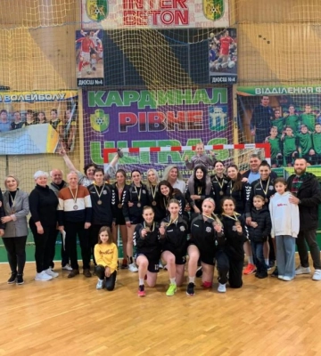 Рівненська гандбольна команда здобула бронзові медалі на чемпіонаті України