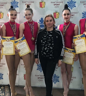 Криворожанки вибороли призові місця на Чемпіонаті області з художньої гімнастики