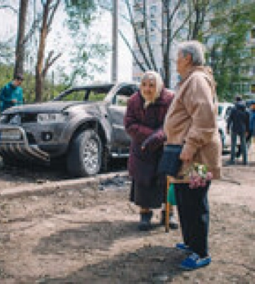 Киев после ночной атаки дронов: в сети появились фото
