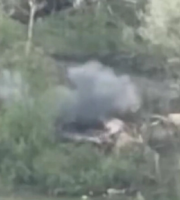 Днепровские военные уничтожили грузовик с оккупантами (видео)