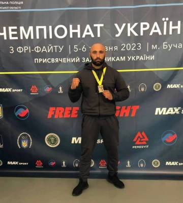 Патрульний з Дубного здобув золото на чемпіонаті з фрі-файту