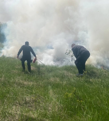 На Конотопщині сталася пожежа через прильот дрона-камікадзе