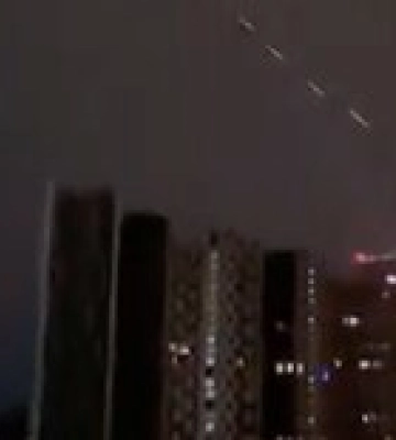 Минобороны показало работу сил ПВО прошедшей ночью в Киеве – видео
