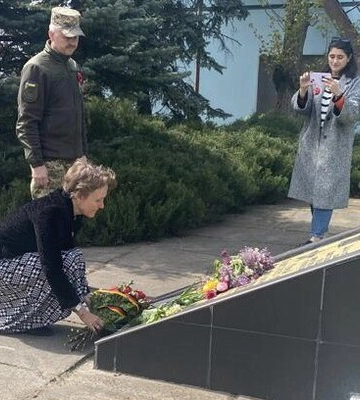 Посол Німеччини відвідала село Мощун у Київській області