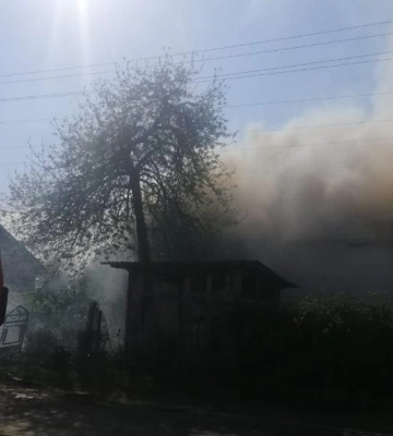 У Рівненському районі вогнеборці ліквідували пожежу житлового будинку в приватному господарстві