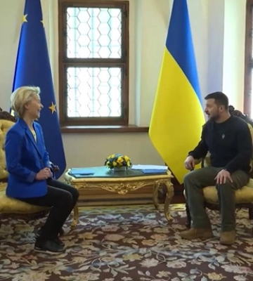 Зеленський зустрівся з президентом Єврокомісії