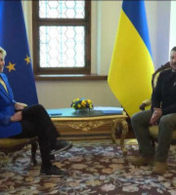 Зеленський зустрівся з президенткою Єврокомісії Урсулою фон дер Ляйєн