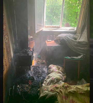 У Жовтих Водах загорілася квартира багатоповерхівки: є постраждалі
