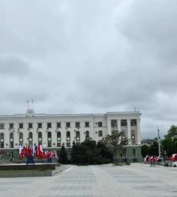 Малолюдное 9 мая в крымской столице