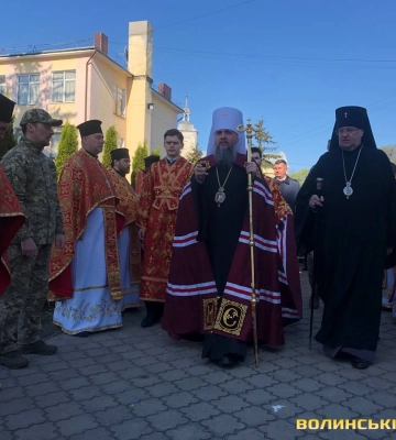 Митрополит Епіфаній молився в храмі на Волині, громада якого разом із священником приєдналася до ПЦУ