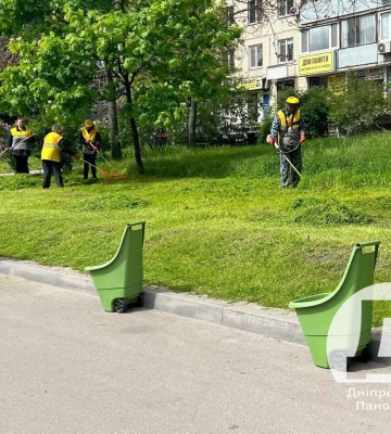 Прибирання прибудинкової території та покос трави: як у Дніпрі стежать за санітарним станом міста