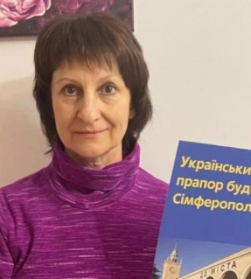 Активістка &quot;Жовтої Стрічки&quot; Віолета, яка боролась проти рашизму в Криму та була затримана ФСБ, змогла виїхати на підконтрольну Україні територію. ФОТО
