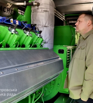 У Дніпрі придбали і готують до підключення надпотужніший газовий генератор
