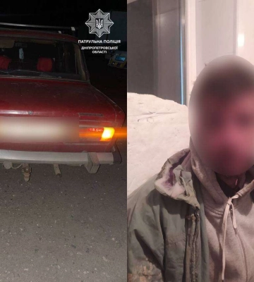 В Днепропетровской области мужчина похитил авто и признался в угоне полицейским