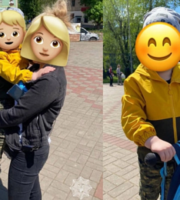 Патрульные разыскали 3-летнего криворожанина, потерявшегося возле магазина