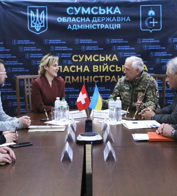 Очільники Сумщини підписали меморандум про взаєморозуміння із швейцарсько-українським проєктом UCORD