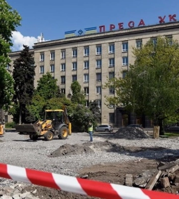 В Киеве возле станции Шулявская демонтировали МАФы