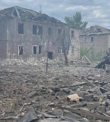 Российские оккупанты обстреляли Торецк, шесть пострадавших