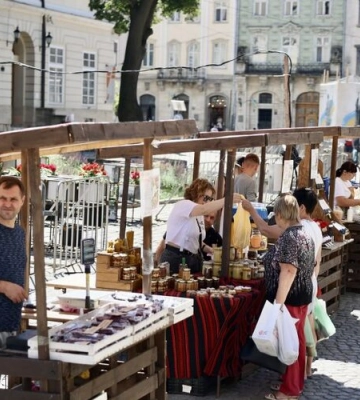 У центрі Львова знову запрацює фермерський ярмарок