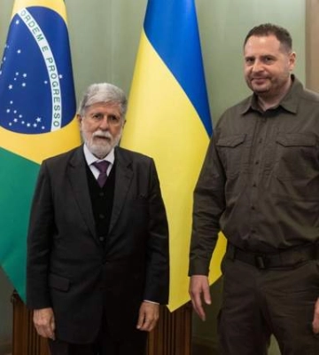 Зеленський зустрівся зі спецпосланцем президента Бразилії Аморімом