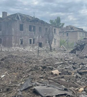 Российские оккупационные войска нанесли ракетный удар по Торецку