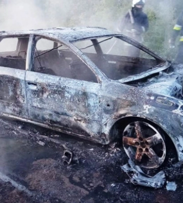 У Житомирській області через пожежу в автомобілі загинув чоловік