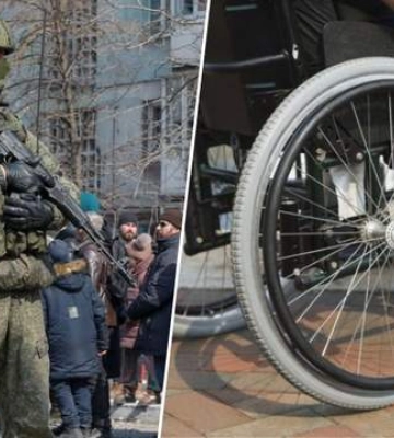На Донбасі окупанти взялися за людей з інвалідністю: примушують безкоштовно працювати на армію