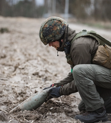 На Херсонщині сапери НГУ знешкодили майже півтисячі вибухонебезпечних предметів