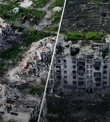 Міста більше не існує: фотографи показали постапокаліптичні кадри з Мар'їнки