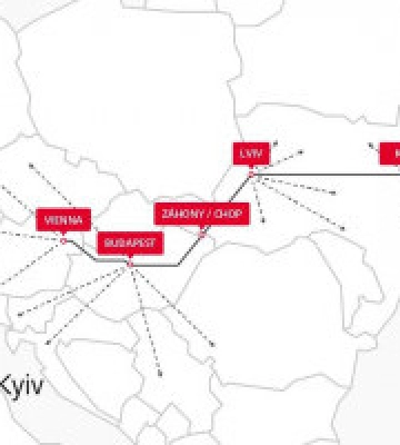 Австрійська компанія анонсувала запуск інтермодального залізничного сполучення Київ-Відень