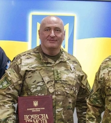 Командира батальйону «Захід» нагородили відзнакою Кабміну