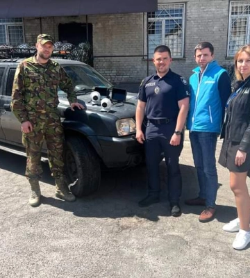 Системи нічного бачення «Сич» презентували поліцейським у Рівному