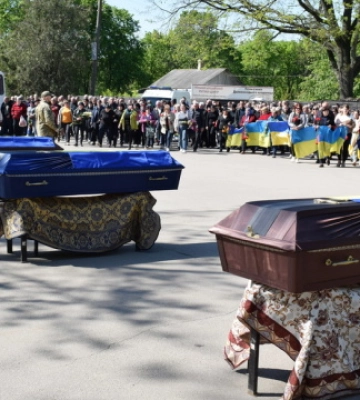 У Кропивницькому попрощались із чотирма загиблими воїнами