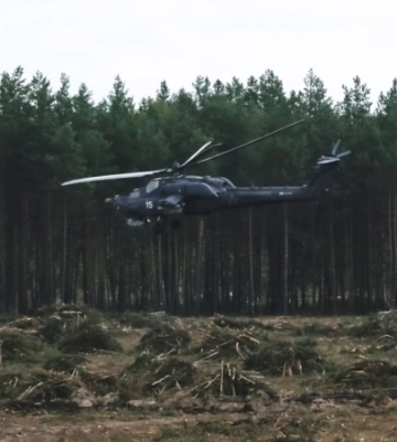 В окупованому Криму упав російський військовий вертоліт: пілоти не вижили