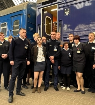 До Львова вчасно прибув потяг, який напередодні потрапив під обстріл у Херсоні