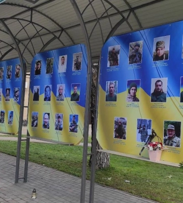 У Полтавській області створили алею на честь загиблих захисників